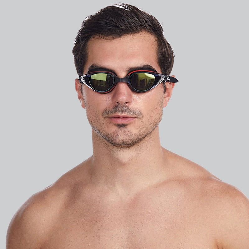 Adult Anti-fog Swimming Waterproof Seaside Pool Goggles