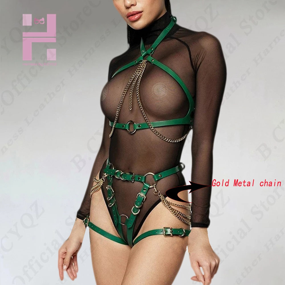 Women Body Harness Bondage Lingerie Adult Bra