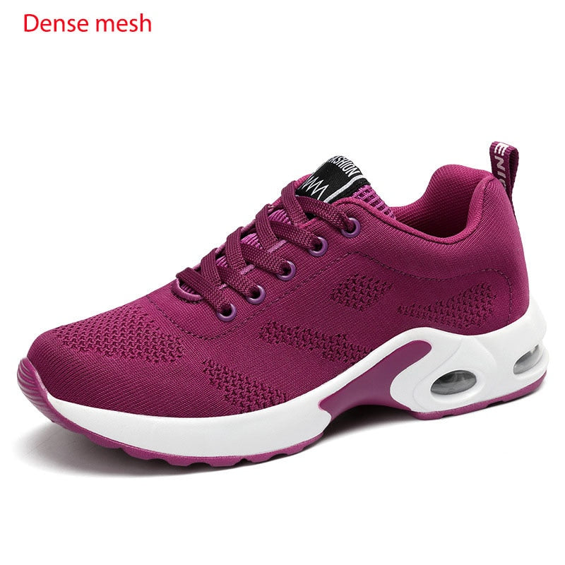 Women Casual Breathable White Tennis Shoes