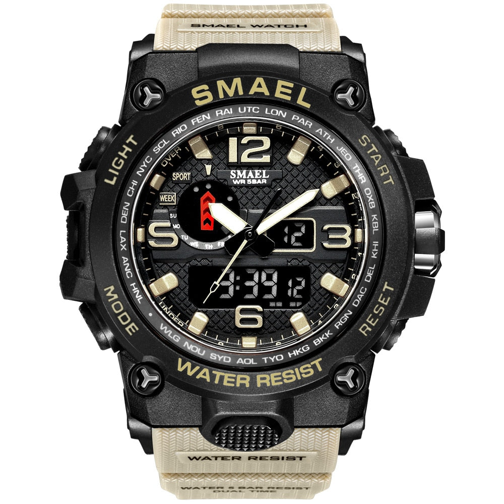 Wristwatch For Men Waterproof Clock Alarm