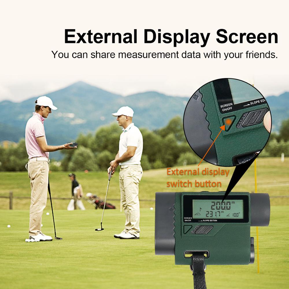 Sports Telescope Laser Distance Meter Golf Hunting