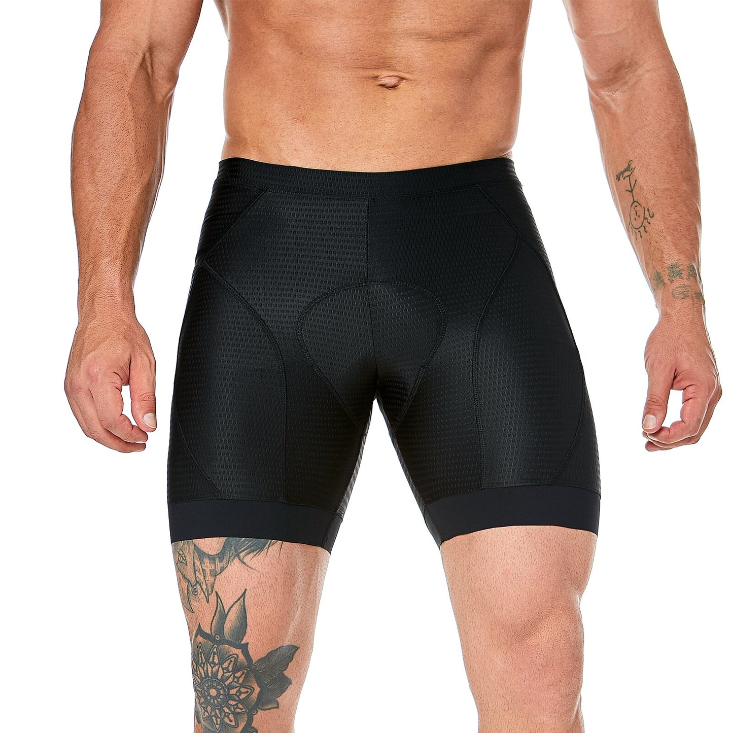 Men's Padded Bicycle Liner Shorts w/Anti-Slip Grips