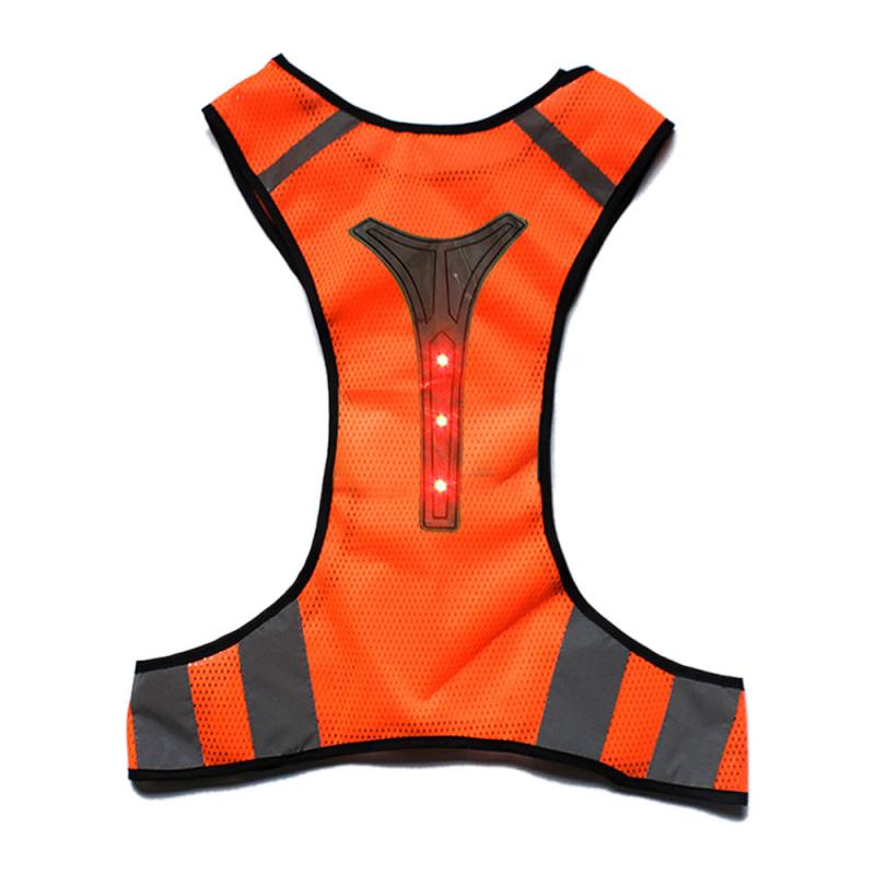 Safety Outdoor Cycling Vests Reflective LED Light