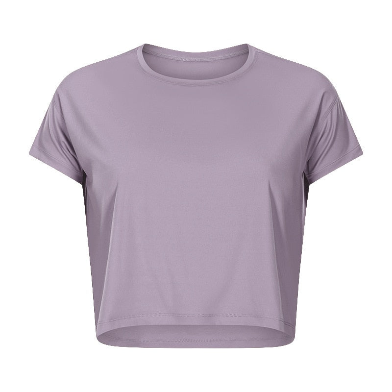 Sports Blouses Women loose seamless t-Shirts