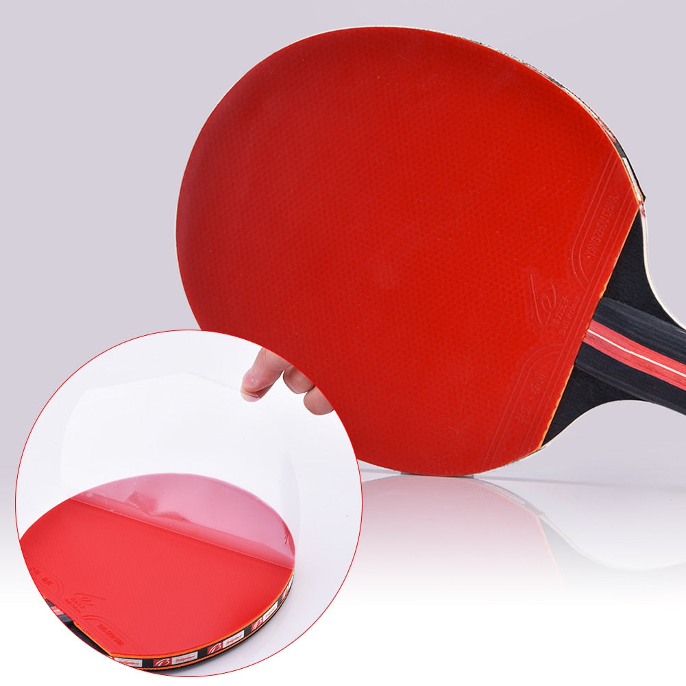 2-Player Shake-Hand Grip Table Tennis Racket, Balls