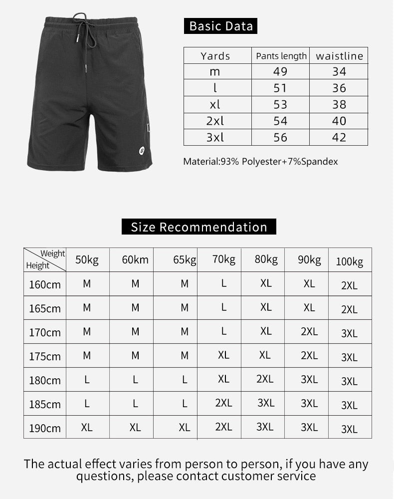 Unisex Breathable Fitness Gym Shorts