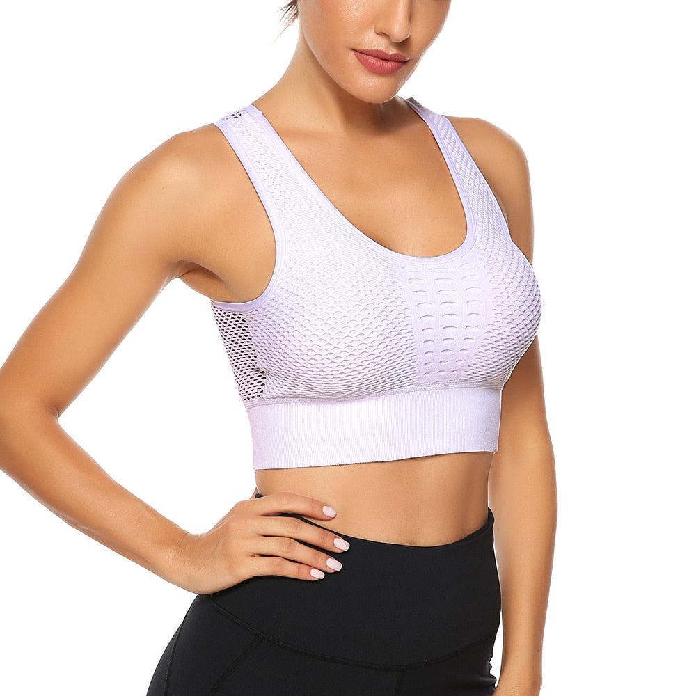 Women fitness Seamless Sports Racerback Bra