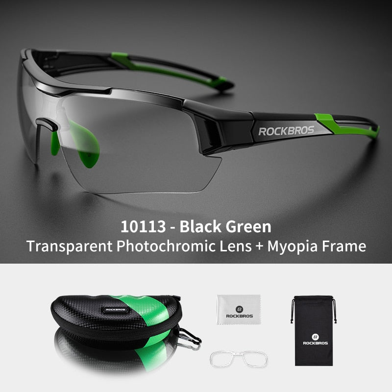 Sports Photochromic Ultralight Outdoor Sunglasses UV Protection