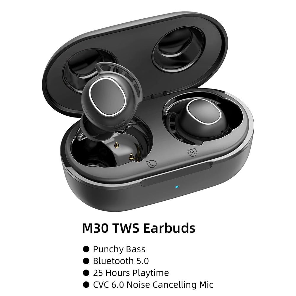 True Wireless Earbuds Bluetooth w/Deep Bass Sound