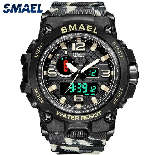 Wristwatch For Men Waterproof Clock Alarm