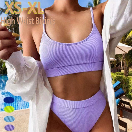 Swimsuit Sexy High Waist Bikinis Set