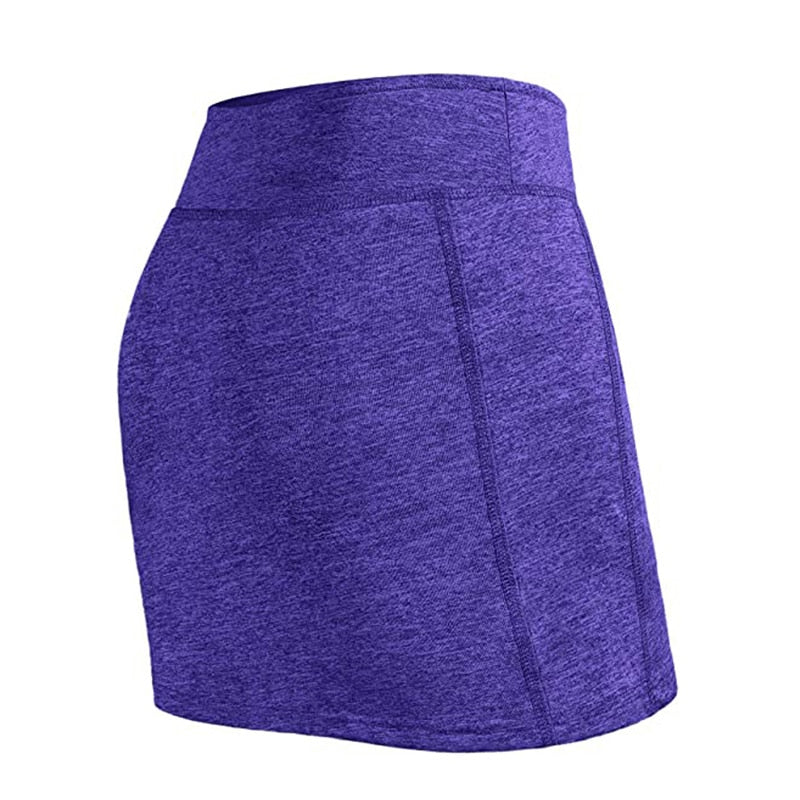 2-In-1 Tennis Skirt Sport Fitness Shorts