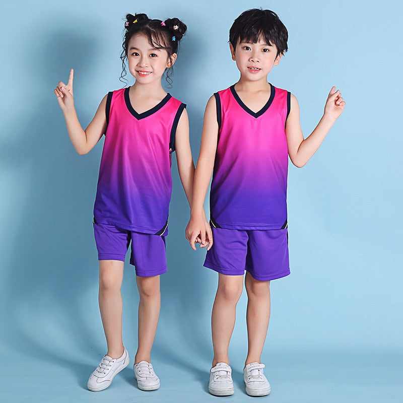 Sports Children Basketball Uniforms