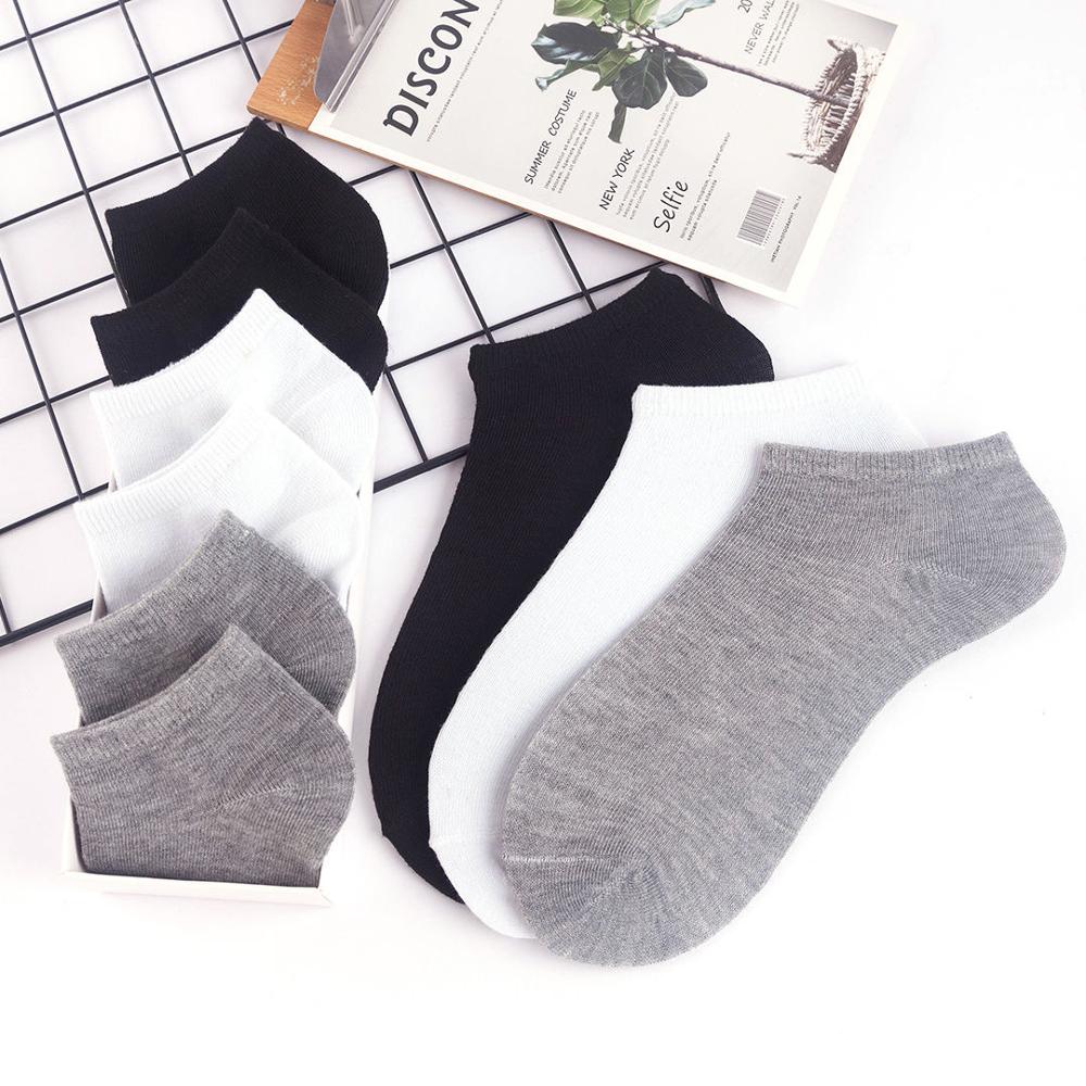 10 Pairs Women Breathable Sports Solid-Color socks