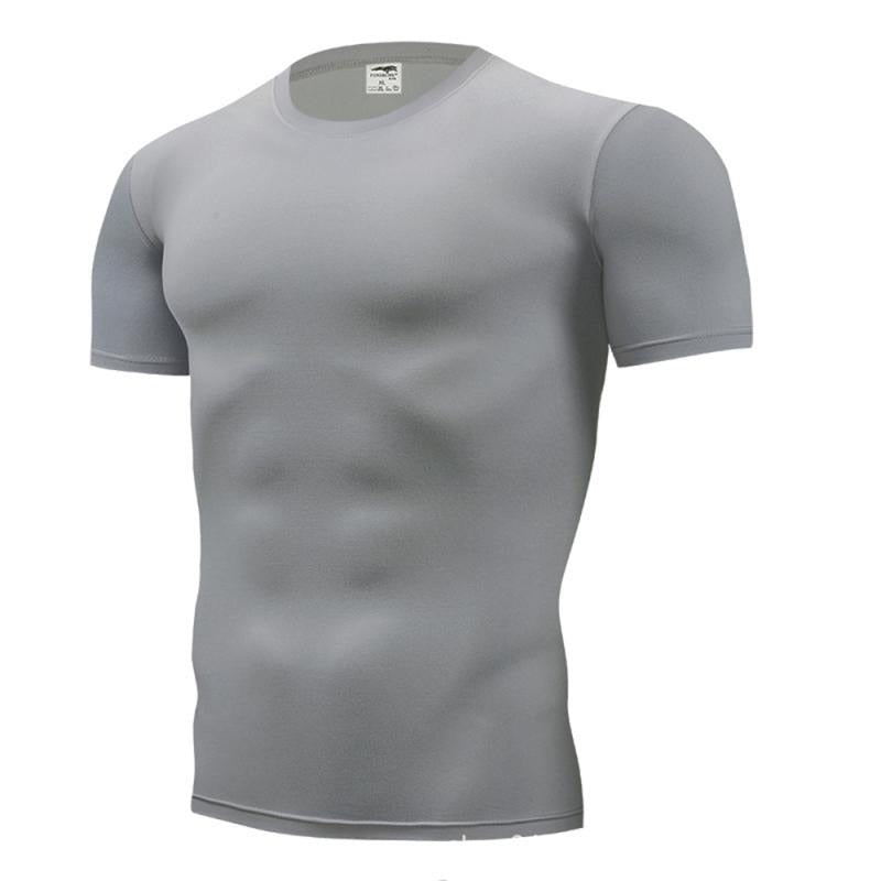 Men Breathable Body Toning Short Sleeve T-shirts