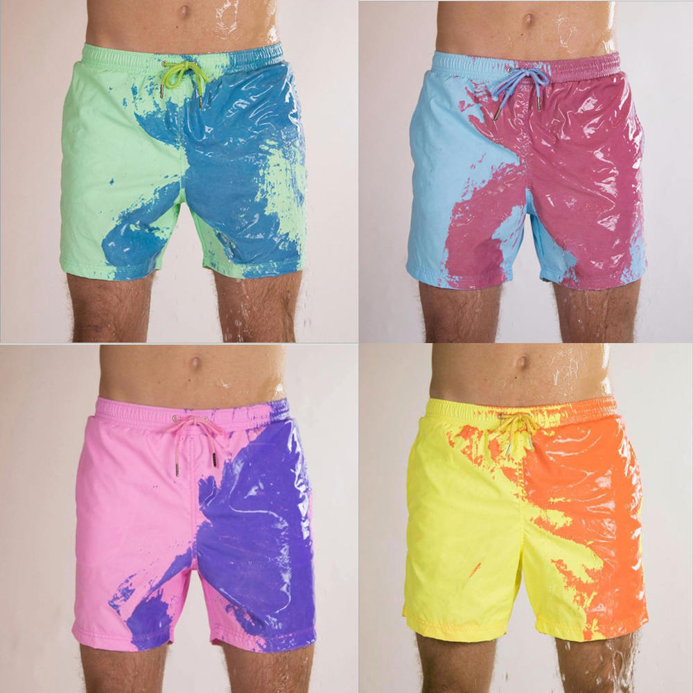 Men Sexy Beach Surf Shorts With Lining