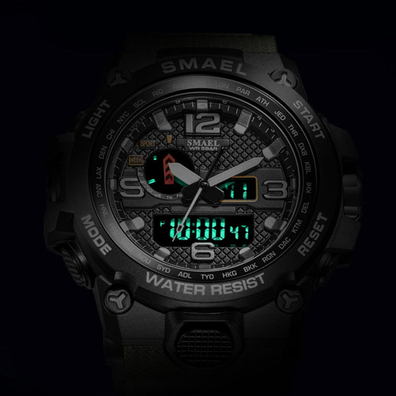 Wristwatch For Men Waterproof Clock Alarm