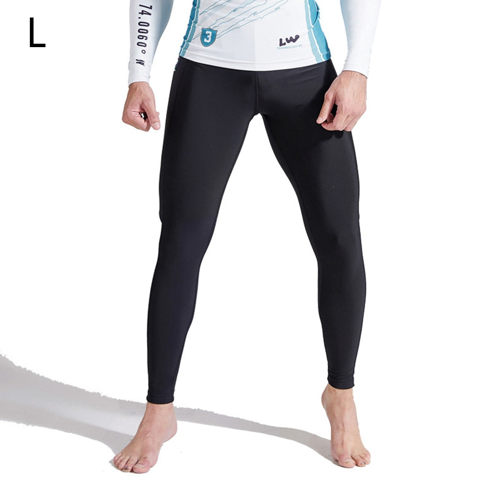 Men Long Sleeve Water Sports Fitness Suit