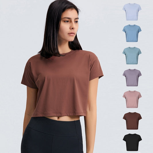 Sports Blouses Women loose seamless t-Shirts