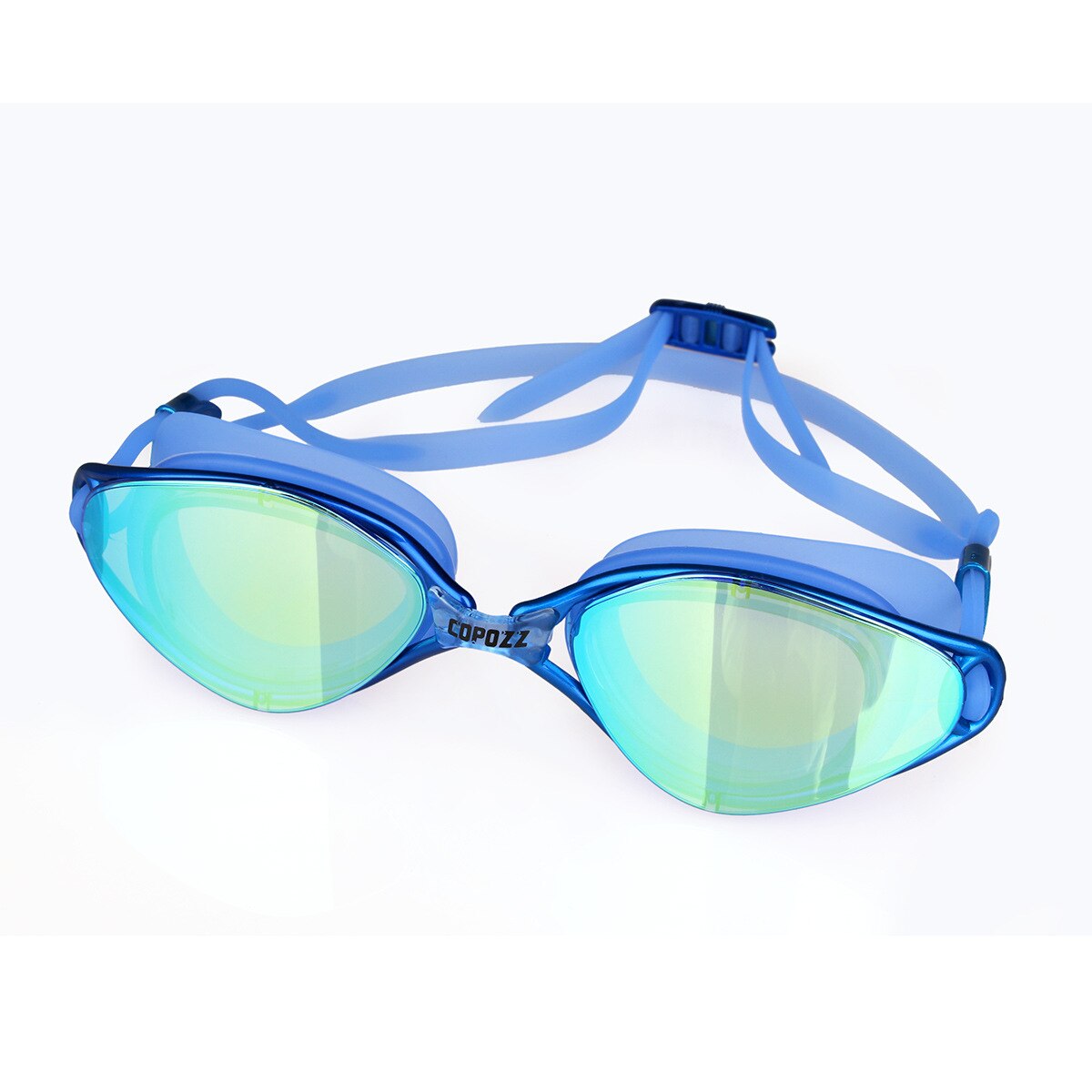 Waterproof anti-fog anti-ultraviolet flat shockproof swimming goggles