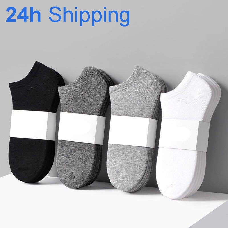 10 Pairs Women Breathable Sports Solid-Color socks