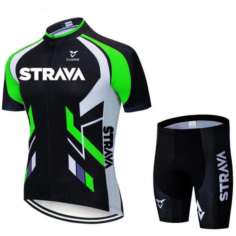 Men Anti-sweat Short Sleeve Cycling Sportswear Sets