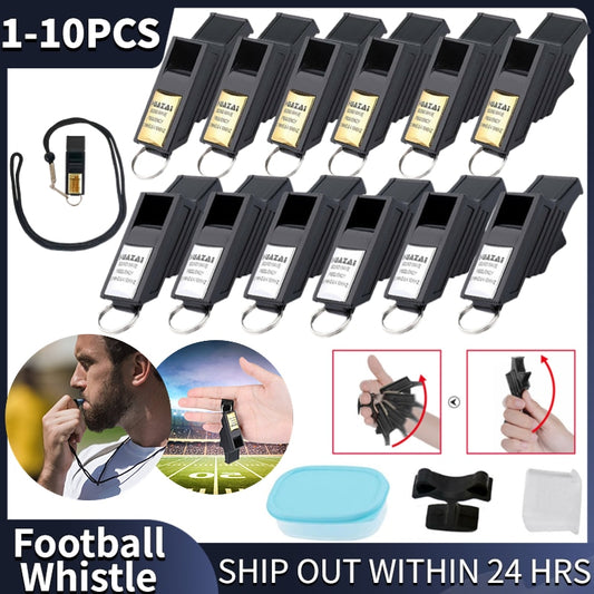 Professional Survival, Soccer, Football Referee Whistle w/Lanyard