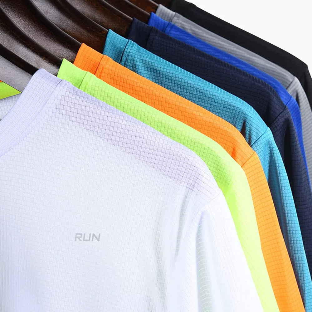 Multicolor Short Sleeve Breathable Sport T-Shirt