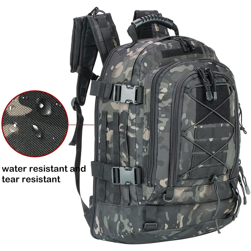 Men Waterproof Outdoor Military Tactical Backpack