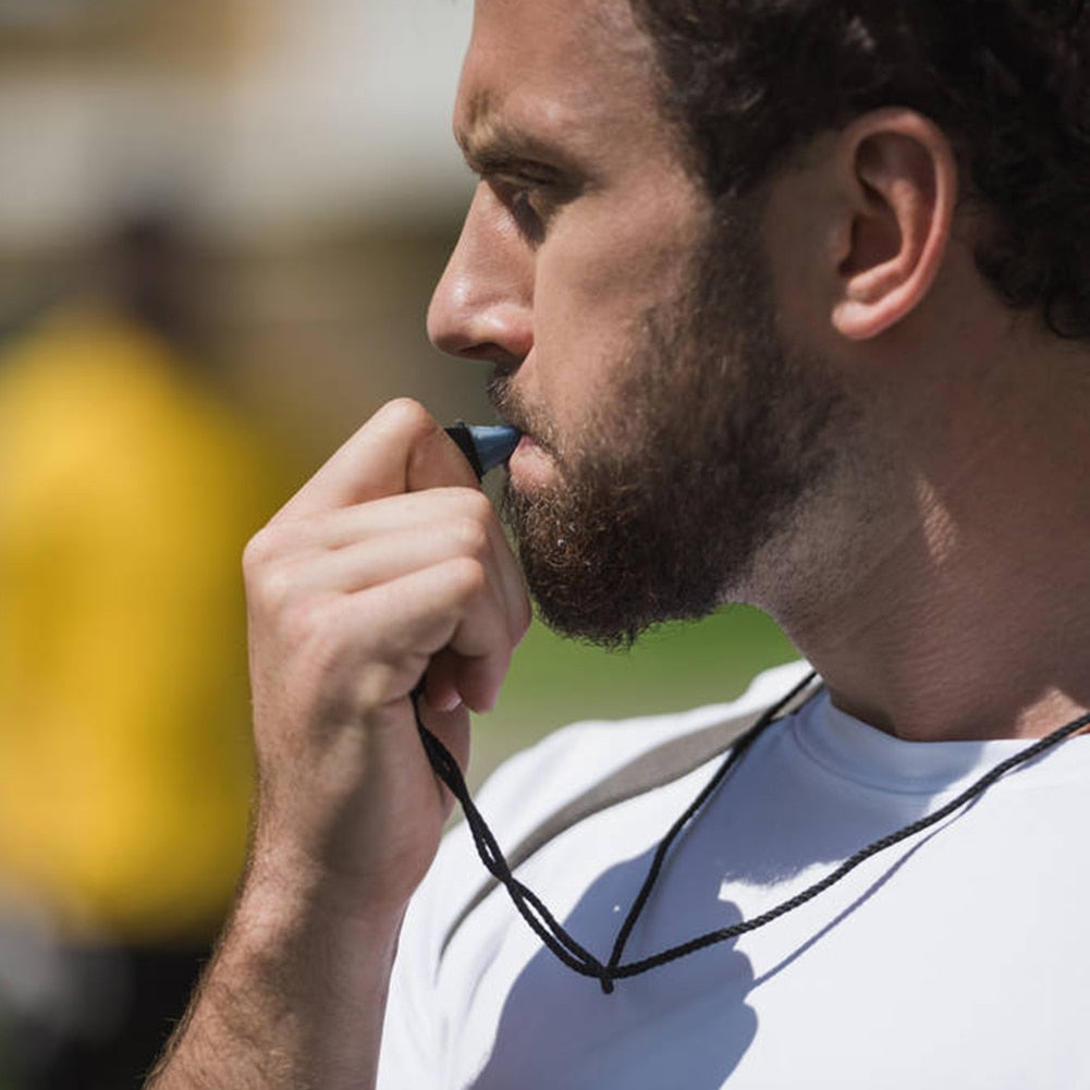 Professional Survival, Soccer, Football Referee Whistle w/Lanyard