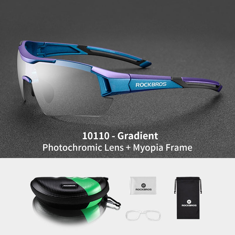 Sports Photochromic Ultralight Outdoor Sunglasses UV Protection