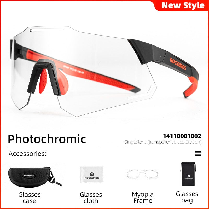 Sports Photochromic Ultralight Outdoor Sunglasses UV Protection