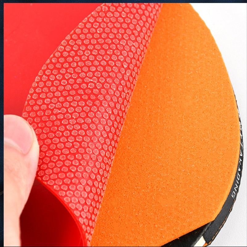 Table Tennis Racket w/Case And 3 Balls