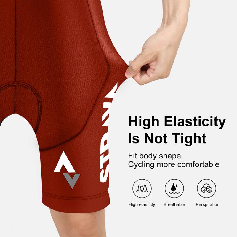 Men Cycling Bib Shorts Gel Pad