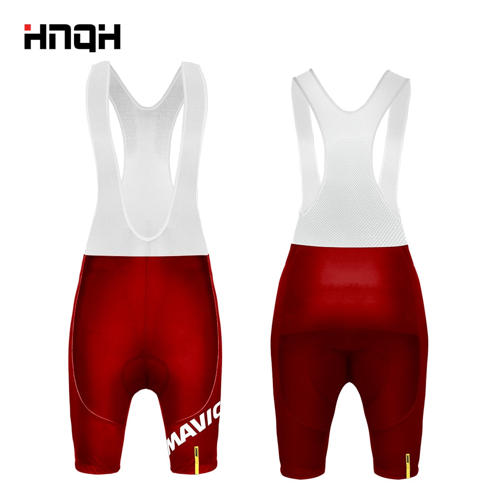 Men Cycling Bib Shorts Gel Pad