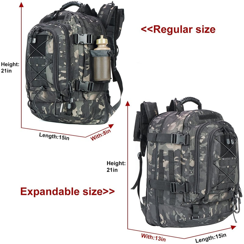 Men Waterproof Outdoor Military Tactical Backpack