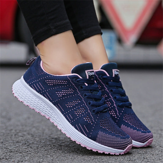 Women's & Men's breathable walking, running shoes